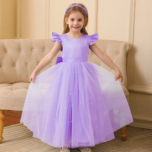 Bow Special-Occasion Dress for girls