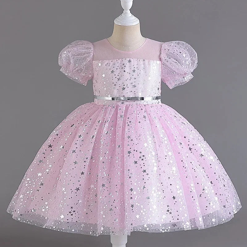 Lace Mesh Special-Occasion Dress for girls